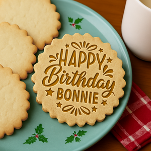 Personalized Name Birthday Cookie Stamp Gift For Family, Friends HO82 900592