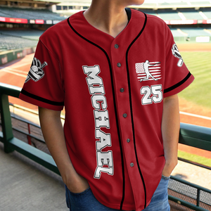 Personalized Baseball Dad Jersey Shirt TH10 892669