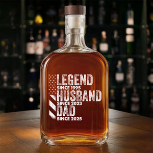 Personalized Legend Husband Dad Grandpa Whiskey Bottle CH07 895966