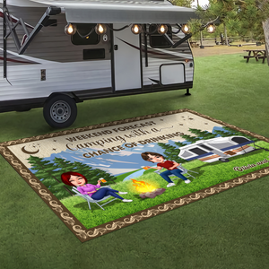 Personalized Create Memories With Camping Patio Rug, Patio Mat LM32 893725