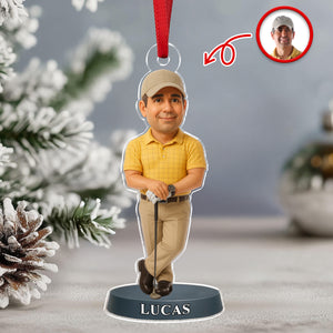 Custom Photo Golf 3D Effect Figure Art Acrylic Ornament Gifts For Golf Lovers HA75 897624