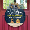 Hope You Bought Tacos & Drink Wooden Door Sign Personalized Gift HO82 893716