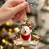 Custom Photo Christmas Tree Dog Acrylic Ornament - Gift For Dog Lovers HO82 903406