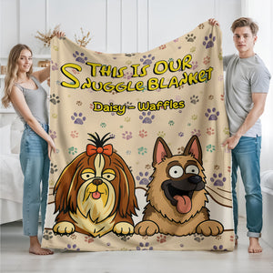 This Is Our Snuggle Blanket Personalized Gift For Dog Lovers CH07 895650
