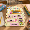 Personalized First Day Of My Pre-school Wooden Board TH10 170501