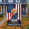 Custom Photo My Dog, Cat 250 Years 1776 2026 Patriotic American Garden Flag HO82 901196