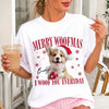 Custom Dog Photo Merry Woofmas Comfort Shirt - Gift For Christmas, Dog Lovers Gift HO82 903302