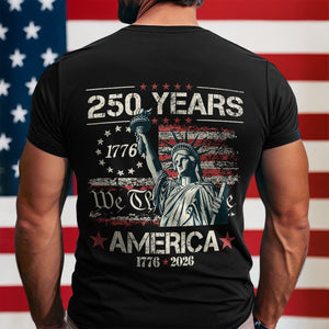 Celebrate Our America 250th Anniversary We The People Back Side Dark Shirt CH07 896712