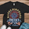 America 250 Semiquincentennial Fireworks Celebration Dark Shirt HO82 894604