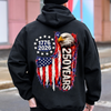 USA 250th Anniversary 1776 2026 Eagle T-Shirt Back CH07 910854
