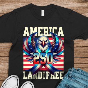 America 250 USA Freedom Liberty Dark Shirt HA75 897284
