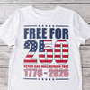 Free For America 250 Shirt TH10 894587