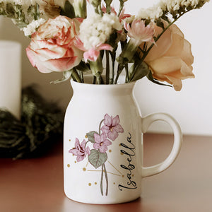 Personalized Flowers And Constellations Flower Vase TH10 894427