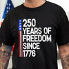 250 Years Of Freedom 250th Birthday America Flag 4th Of July Dark Shirt HO82 894800