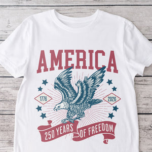 Custom Dog Photo America 250th Anniversary Eagle Bright Shirt LM32 895237