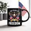 America Eagles 250 Years Of Freedom Black Mug LM32 895211
