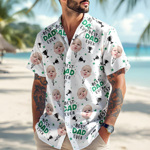 Custom Photo Best Dad Ever Hawaiian Shirt Gift For Dad HO82 894126