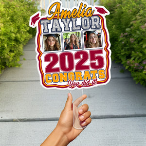 Custom Photo Graduation Favors Senior Night Fans HO82 893570