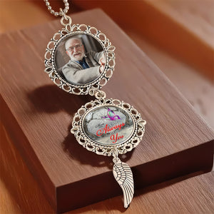 Custom Photo I'm Always With You Memorial Hanging Ornament With Charm TH10 892507