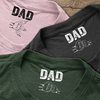 Custom Name Dad The Man The Myth The Legend Back Neck Shirt Personalized Father's Day Gift HA75 920792