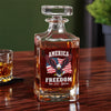 America 250 Years of Freedom Patriotic Eagle Flag Decanter HA75 897340