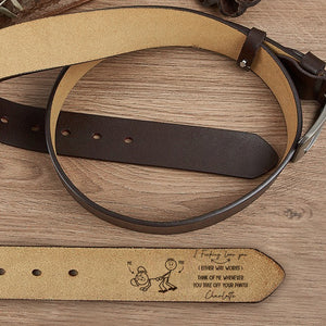 I F-king Love You - Personalized Engraved Leather Belt Gift For Boyfriend, Husband HO82 900854