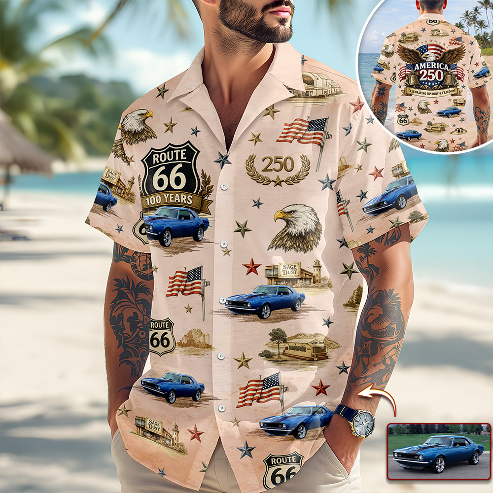 Celebrating Route 66 100 Years - America 250th Anniversary Hawaii Shirt CH07 910574