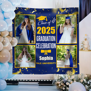 Custom Photo Graduation Class Of 2025 Backdrop For Party Decorations LM32 893169
