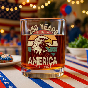 America 250 Years Whiskey Glass TH10 894619