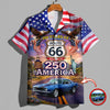 Celebrate 100 Years of Road Route 66 and America 250th Anniversary Custom Car Photo Hawaiian Shirt CH07 910378