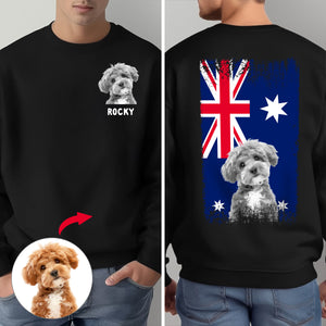 Custom Photo Australia Flag For Dog Lover Shirt TH10 894179