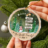 Personalized Custom Family Member Name Glass Ornament For Christmas TH10 170709