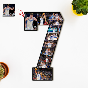 The Photo Collage And Wood Frame For Seniors And Birthdays For Basket Ball Lover TH10 896511