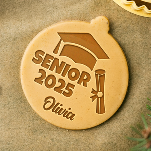 Personalized Name Congrats Graduation Class Of 2025 Cookie Stamp LM32 897439