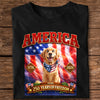 Personalized 250 Years Of Freedom Dog Dark Shirt HA75 920252