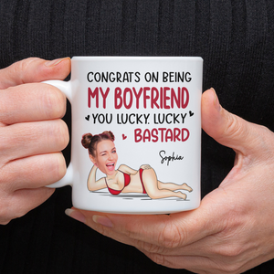 Custom Photo Anniversary Wedding Personalized Mug Gifts For Husband And Wife, Him And Her LM32 897577