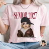 Personalized Photo Senior 2027 Vintage Comfort Shirt Back To School Gift HA75 922044