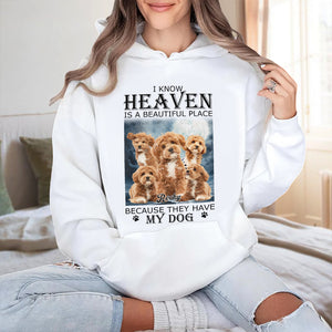 Custom Photo Heaven Have My Pet Memorial Bright Shirt TH10 892493