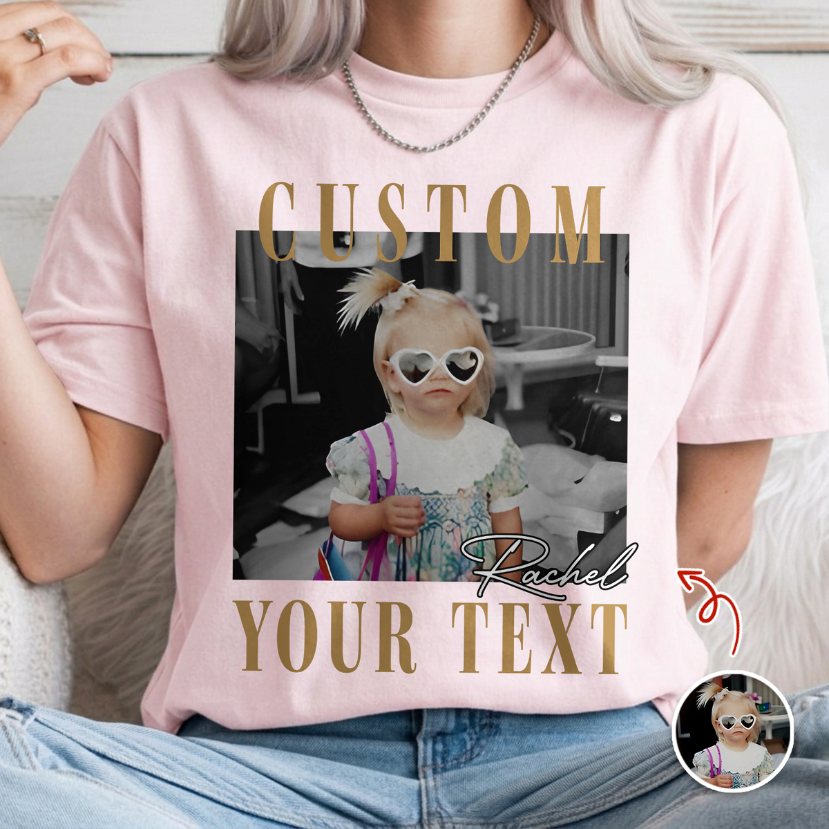Custom Photo And Your Text Comfort Shirt For Family TH10 170601