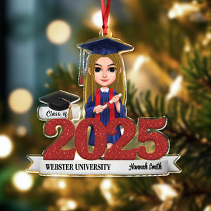 Personalized Class Of 2025 Graduation Senior Keepsake Acrylic Ornament LM32 897185