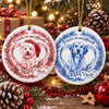 Custom Dog Photo Forever In My Heart Memorial Ceramic Ornament HA75 919188