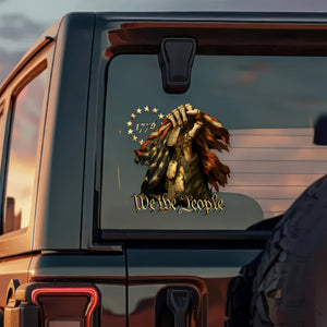 We The People - Bone Hand Decal Sticker HO82 900448