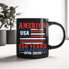 250 Years Semiquincentennial Black Mug TH10 894669