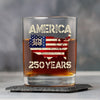 250 Years America Anniversary 250th Independence Day Whiskey Glass HA75 897356