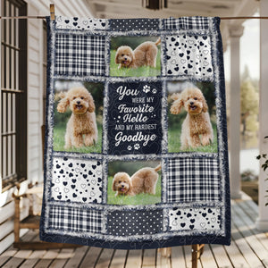 Custom Photo Forever In My Heart Memorial Blanket For Dog Lover TH10 896597