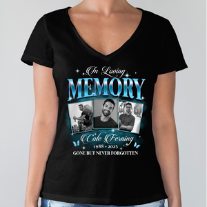 Custom Photo In Loving Memory Sympathy Gift Loss Of Loved One - Personalized Photo Memorial Shirt CH07 896382
