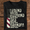 Personalized Legend Husband Dad Grandpa Front Shirt TH10 892909