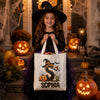 Personalized Name Cute Halloween Ghost Trick or Treat Candy Tote Bag HO82 903114