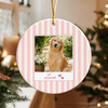 Personalized Pet Photo Christmas Ceramic Ornament Pet Lover Holiday Gift TH10 170755