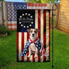Custom Photo My Dog Loves USA 250 Garden Flag HA75 898906